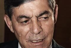 The president of the Syrian Olympic Committee Gen. Mowaffak Joumaa. (AP Photo/Bassem Tellawi)