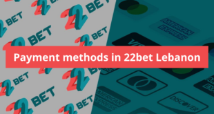 Payment methods in 22bet Lebanon