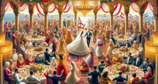 What happens at a Lebanese wedding?
