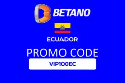 Betano Ecuador has a promo code VIP100EC upon registration