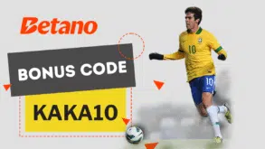 Bonus code for sports betting KAKA10 for Betano Brazil