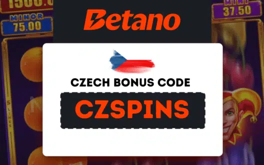 Czech bonus code for Betano CZSpins for casino slots