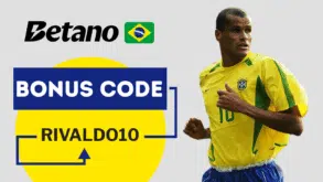 Bonus code RIVALDO10 for sports betting in Brazilian Betano