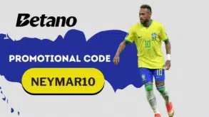 NEYMAR10 is the promotional code for Betano sport section in Brazil