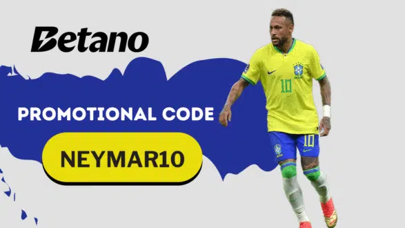NEYMAR10 is the promotional code for Betano sport section in Brazil