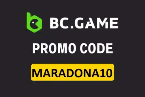 BC.Game promo code Maradona10 for sports