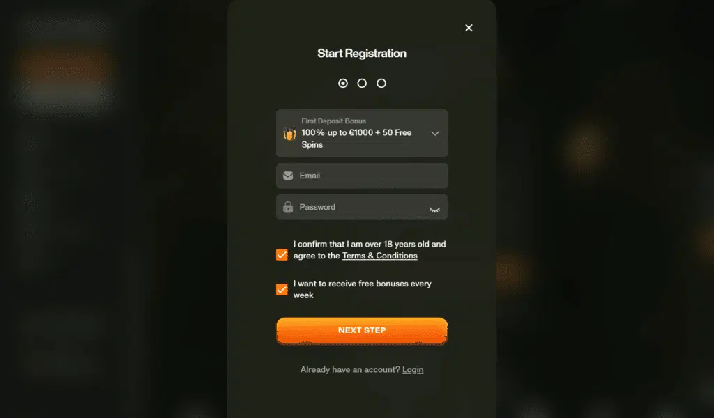 Registration Process CashWin