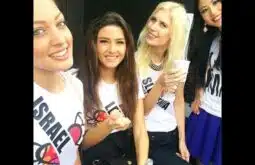 Miss Lebanon’s selfie with Miss Israel sparks uproar
