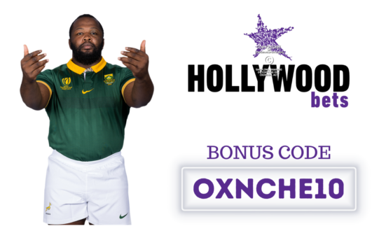 Hollywoodbets South Africa bonus code Oxnche10 for sport bets