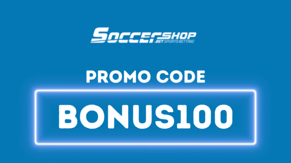 SoccerShop bookmaker promo code Bonus100 for sports betting