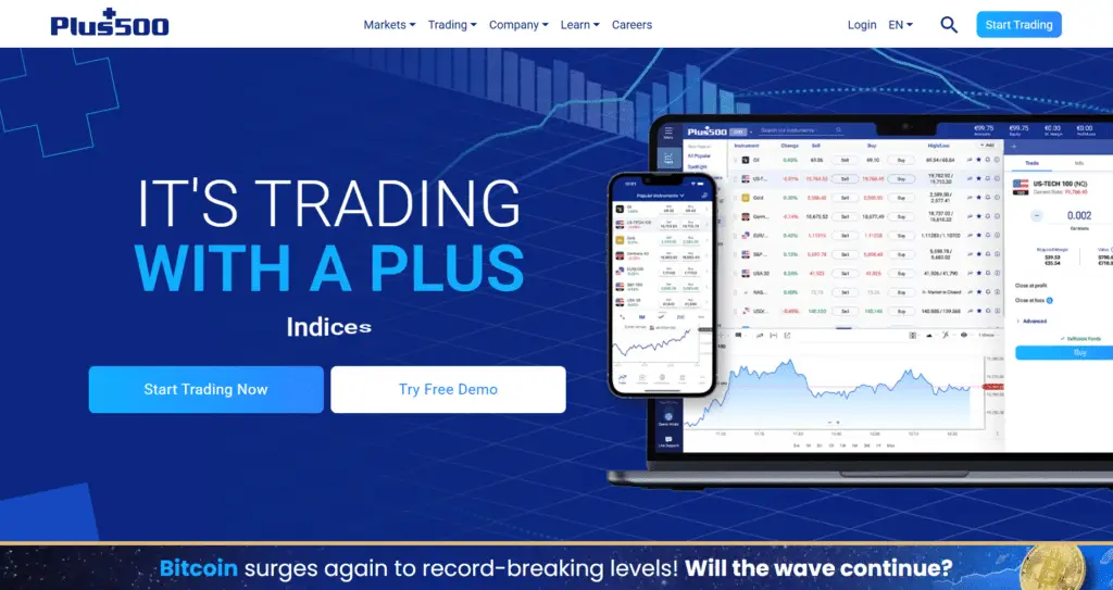 Plus500 Trading Platform Overview