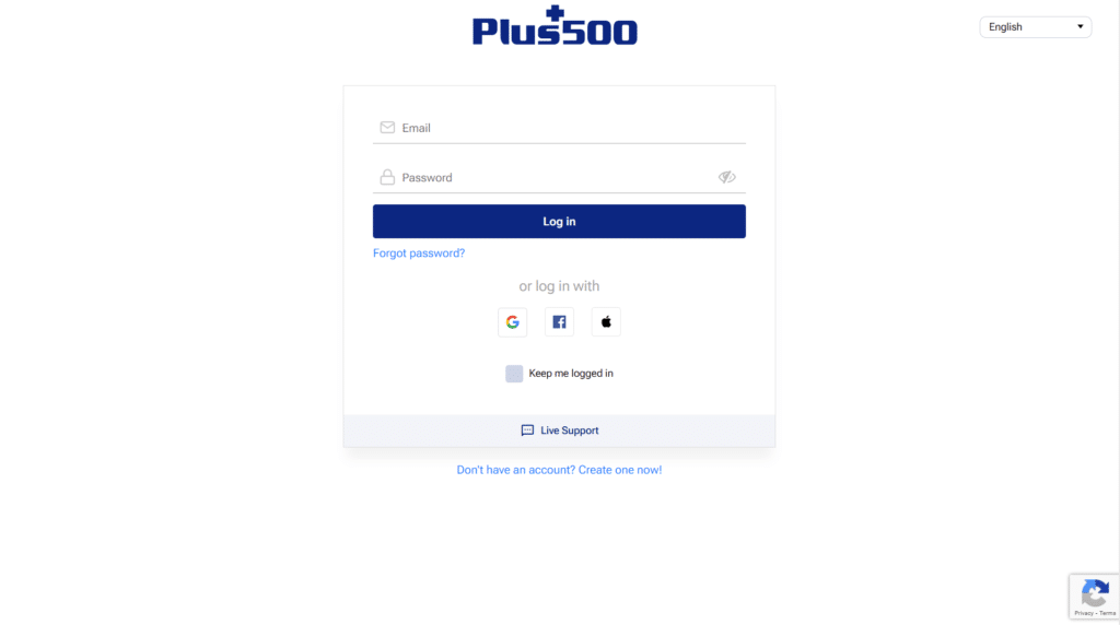 Plus500 Login Process
