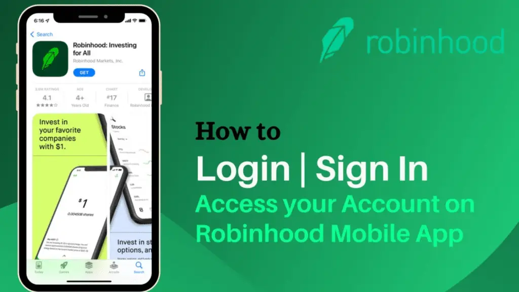 Robinhood Login Process