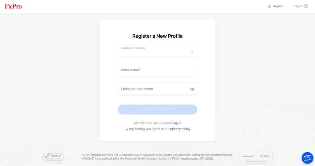  How to Register on FxPro