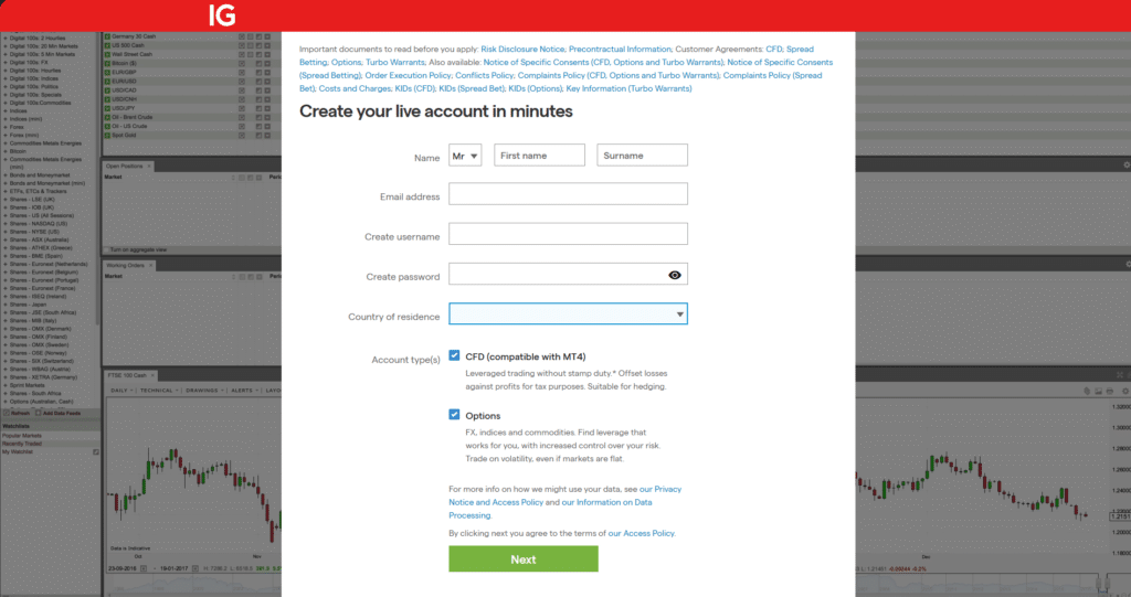 How to Register on IG Group