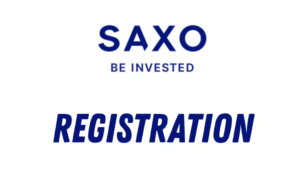 Saxo bank Registration