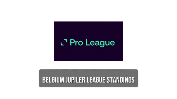 Belgium Jupiler League standings