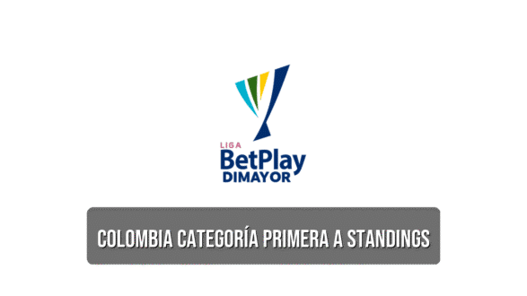 Colombia Categoría Primera A standings