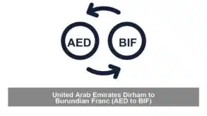 United Arab Emirates Dirham to Burundian Franc (AED to BIF)