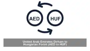 United Arab Emirates Dirham to Hungarian Forint (AED to HUF)