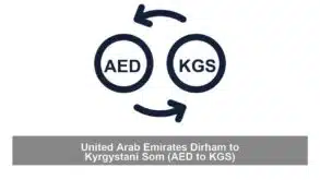 United Arab Emirates Dirham to Kyrgystani Som (AED to KGS)
