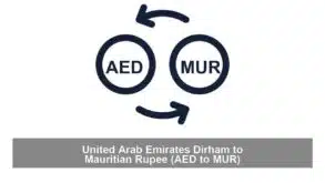 United Arab Emirates Dirham to Mauritian Rupee (AED to MUR)