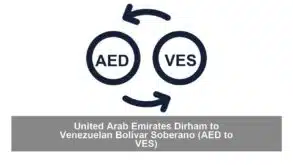 United Arab Emirates Dirham to Venezuelan Bolívar Soberano (AED to VES)
