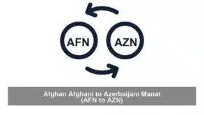 Afghan Afghani to Azerbaijani Manat (AFN to AZN)