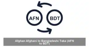 Afghan Afghani to Bangladeshi Taka (AFN to BDT)