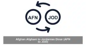 Afghan Afghani to Jordanian Dinar (AFN to JOD)
