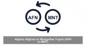Afghan Afghani to Mongolian Tugrik (AFN to MNT)