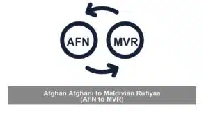 Afghan Afghani to Maldivian Rufiyaa (AFN to MVR)