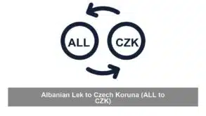 Albanian Lek to Czech Koruna (ALL to CZK)
