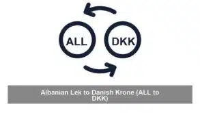 Albanian Lek to Danish Krone (ALL to DKK)