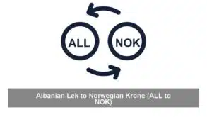 Albanian Lek to Norwegian Krone (ALL to NOK)