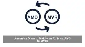 Armenian Dram to Maldivian Rufiyaa (AMD to MVR)