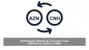Azerbaijani Manat to Chinese Yuan (Offshore) (AZN to CNH)