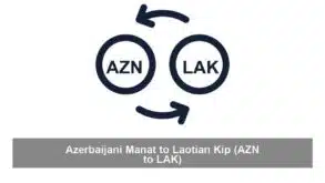 Azerbaijani Manat to Laotian Kip (AZN to LAK)