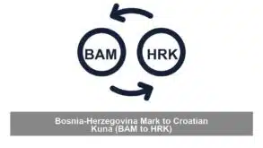 Bosnia-Herzegovina Mark to Croatian Kuna (BAM to HRK)