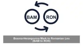 Bosnia-Herzegovina Mark to Romanian Leu (BAM to RON)