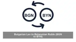 Bulgarian Lev to Belarusian Ruble (BGN to BYN)