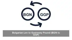 Bulgarian Lev to Guernsey Pound (BGN to GGP)