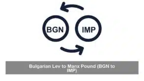 Bulgarian Lev to Manx Pound (BGN to IMP)