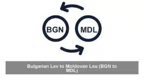 Bulgarian Lev to Moldovan Leu (BGN to MDL)
