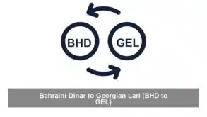 Bahraini Dinar to Georgian Lari (BHD to GEL)