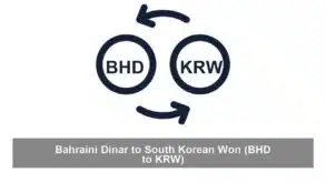 Bahraini Dinar to South Korean Won (BHD to KRW)
