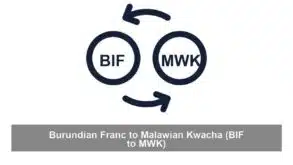 Burundian Franc to Malawian Kwacha (BIF to MWK)