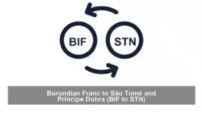 Burundian Franc to São Tomé and Príncipe Dobra (BIF to STN)