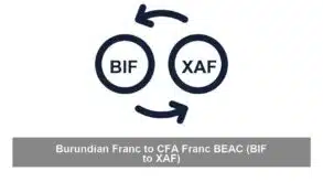 Burundian Franc to CFA Franc BEAC (BIF to XAF)