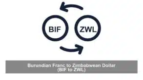Burundian Franc to Zimbabwean Dollar (BIF to ZWL)